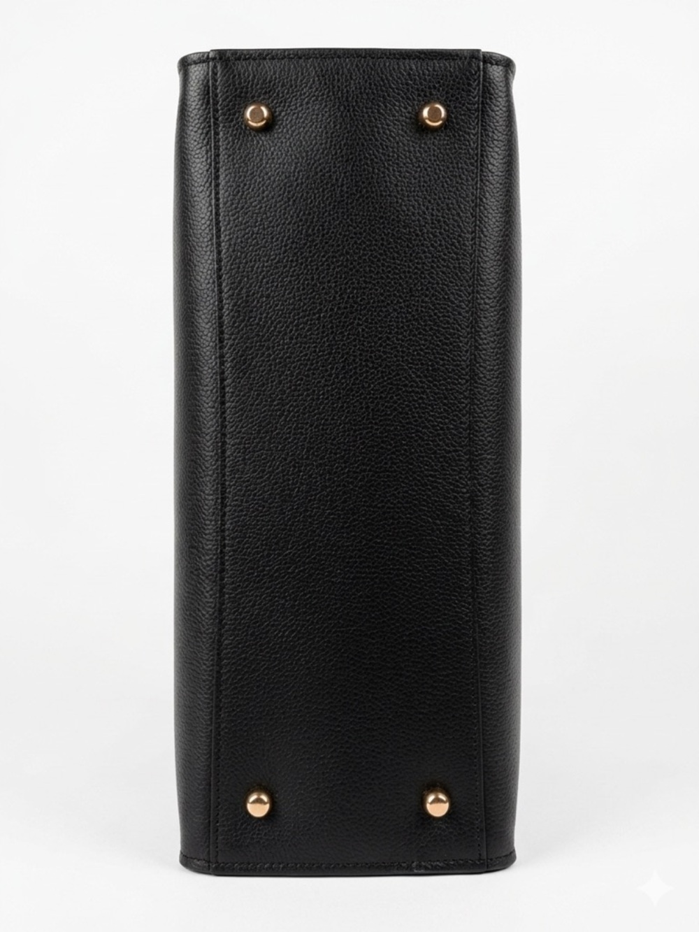 Coach Black Pebbled Leather Tote with Red Interior - Picture 9 of 11
